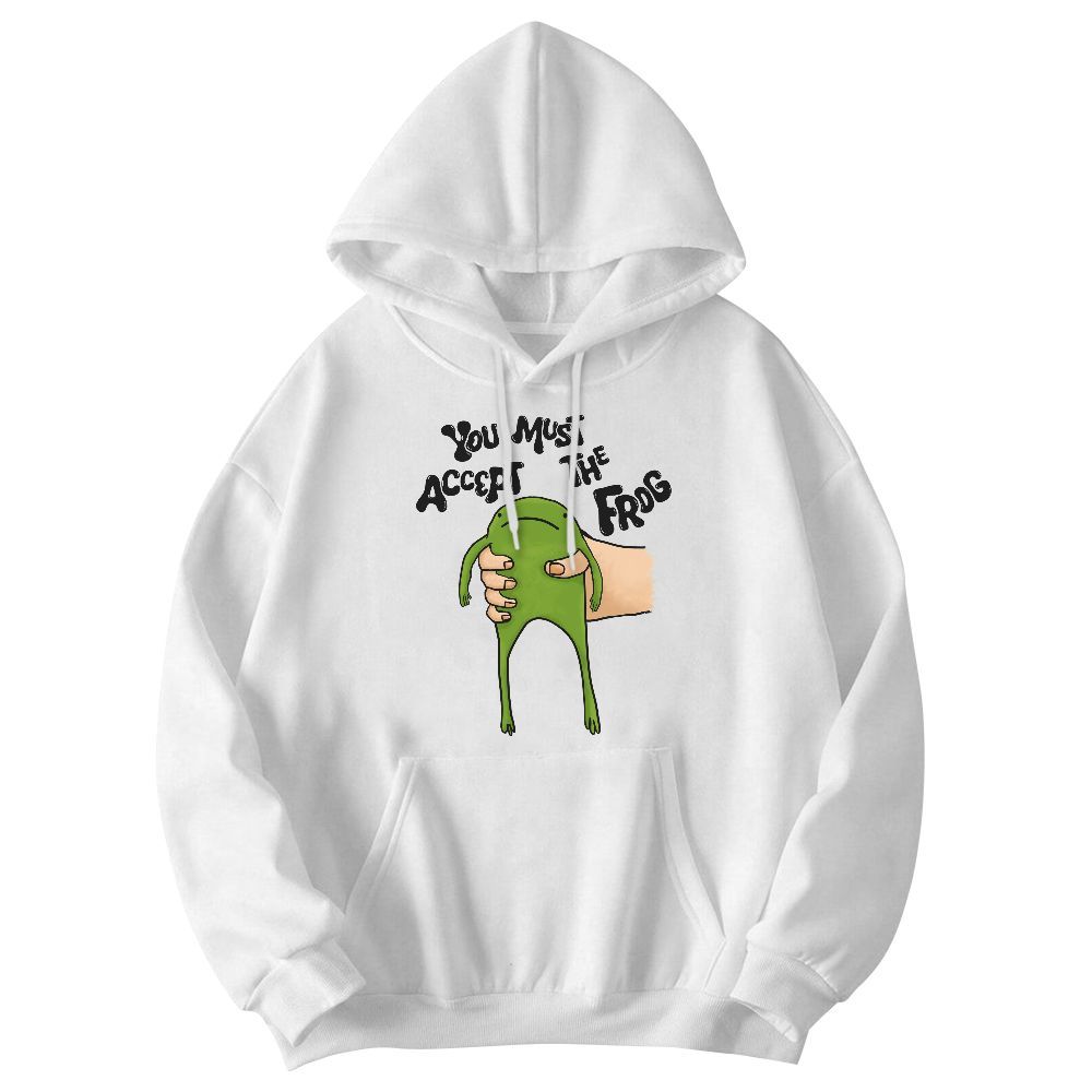 Amare Box You Must Accept The Frog Shirt, Frog Funny Sweatshirt, Green Funny Shirt, Unisex Gift Unisex Hoodie