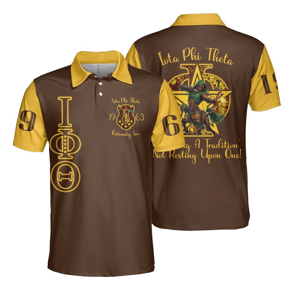 Ireishprint Iota Phi Theta Polo Shirt, Centaurs Polo Shirt Iota Phi Theta Fraternity Polo Shirt