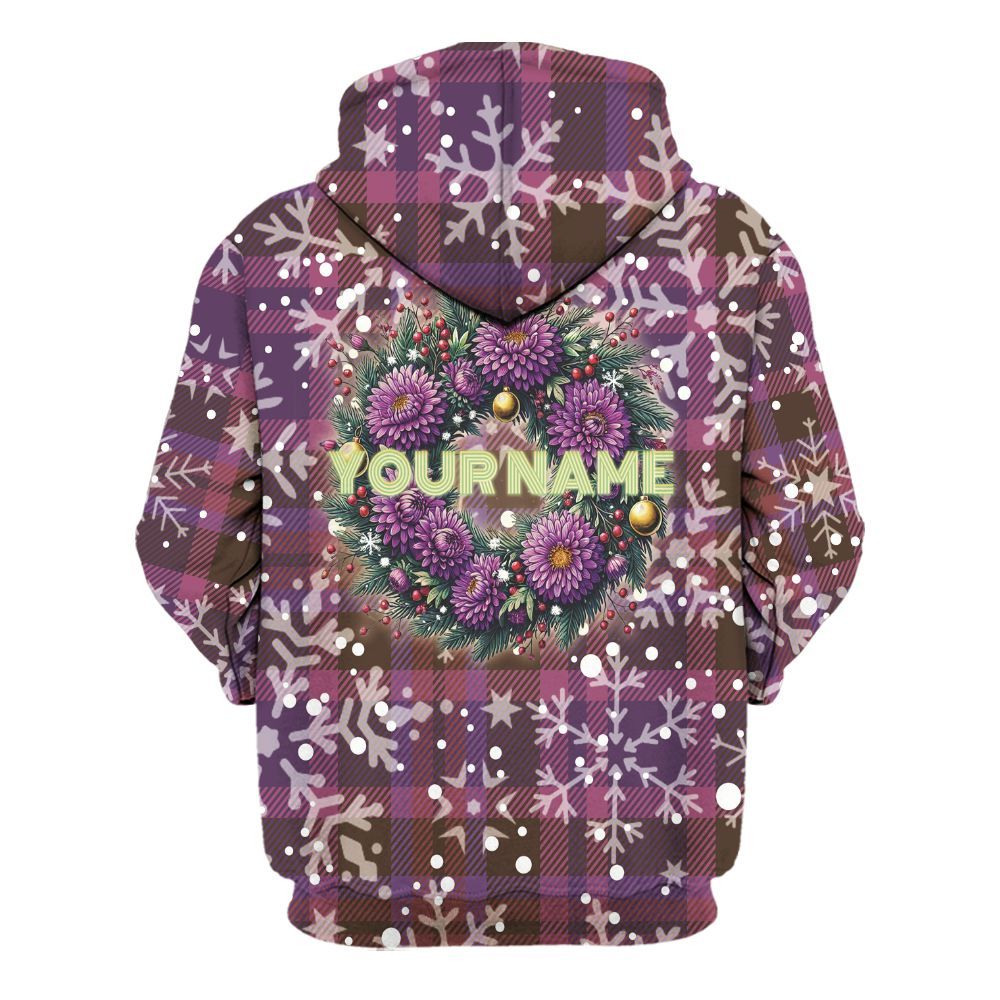 Amare Box Nurse, Very Merry CNA Neon Light Shirt, Nurse Xmas, Purple Aster Of Nurse, Gift For CNA Nurse Unisex Hoodie