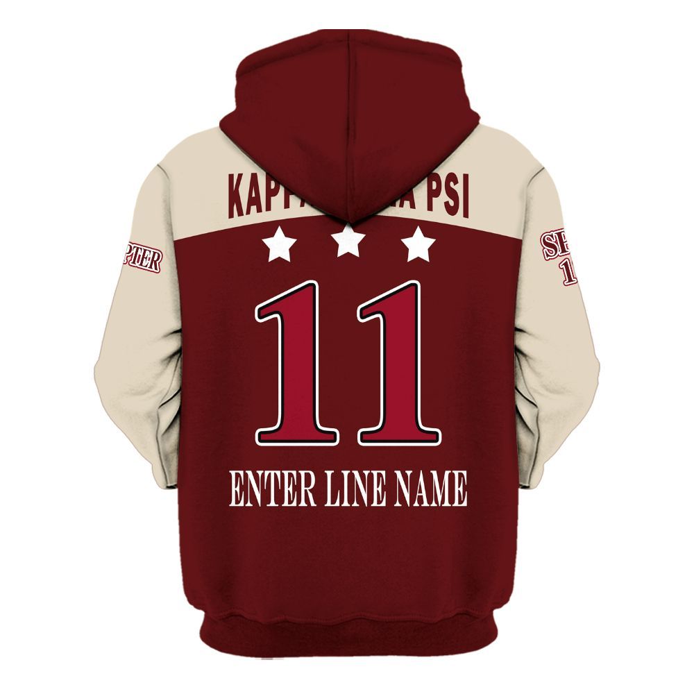 Ireishprint ΚΑΨ Custom Chapter Shirt, Personalized Krimson Color Shirt ΚΑΨ Fraternity Hoodie
