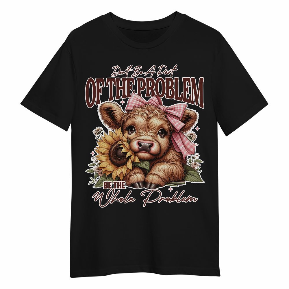 Amare Box Cow Farm Shirt, Be The Whole Problem, Baby Cow, Cute Cow, Cow Shirt, Farm Shirt, Cow Lover, Clipart Gift Shirt For Farmer Unisex Shirt