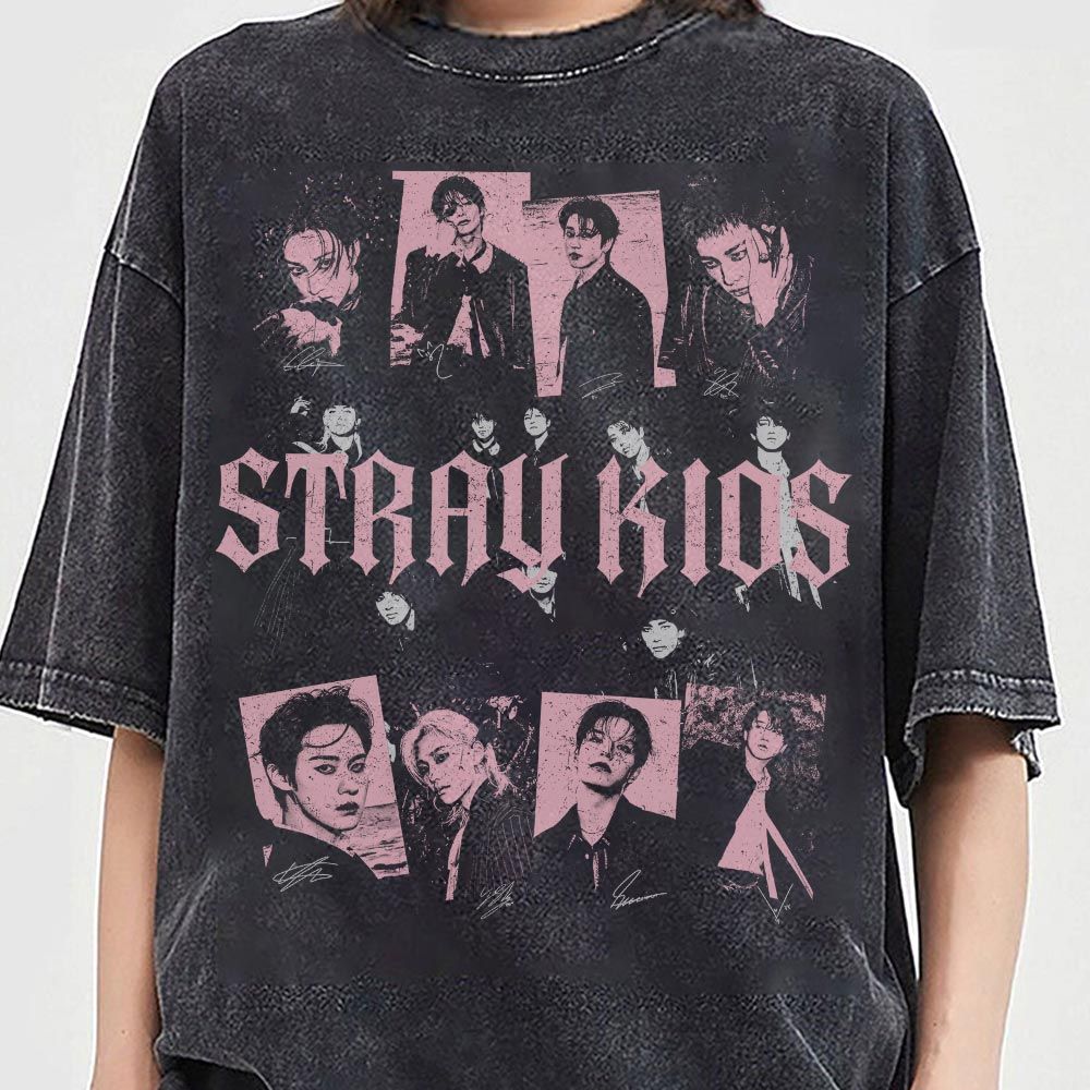 Stray Kids Skz Vintage Music Comfort Colors Shirt