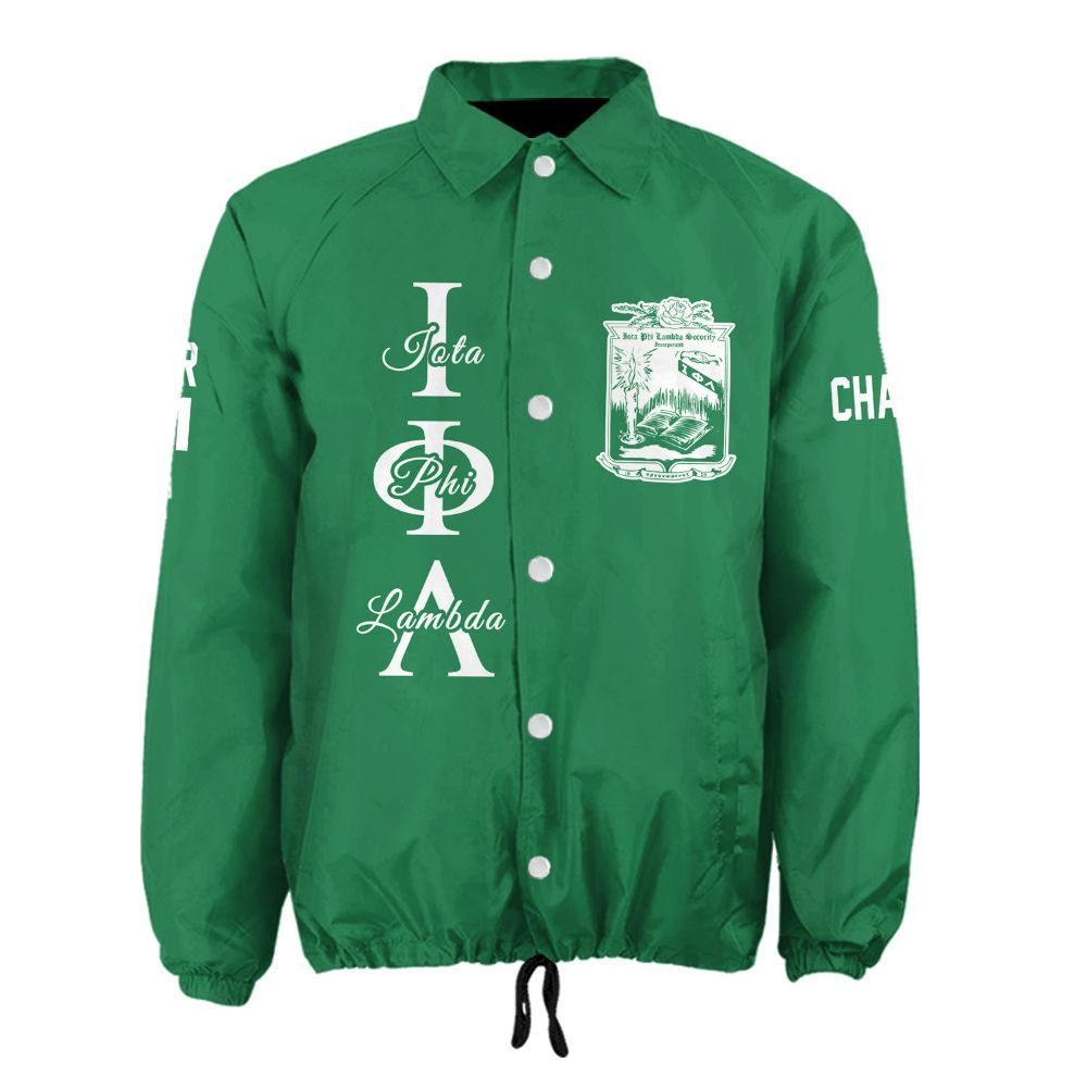 Ireishprint Iota Phi Lambda Custom Line Crossing Jacket, Personalized Your Own Line Jacket Iota Phi Lambda Sorority Crossing Jacket