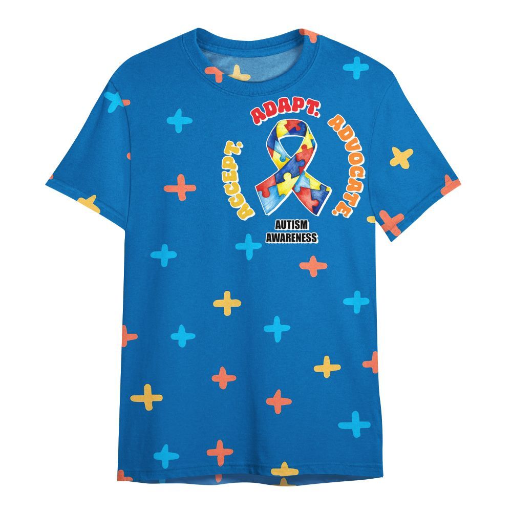 Amare Box Communication Looks Different Autism Awareness Shirt, Mental Heath Special Education All Over Print Unisex Shirt