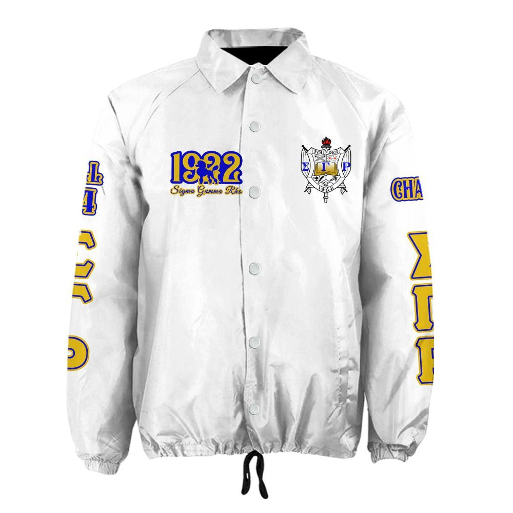 Ireishprint Sigma Gamma Rho Custom Line Crossing Jacket, Personalized Sigma Gamma Rho Poodle Jacket Sigma Gamma Rho Sorority Crossing Jacket
