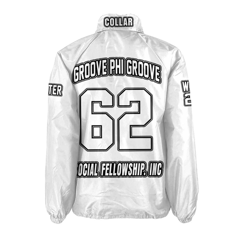 Ireishprint Groove Phi Groove Custom Line Crossing Jacket, Personalized Black White Jacket Groove Phi Groove Crossing Jacket