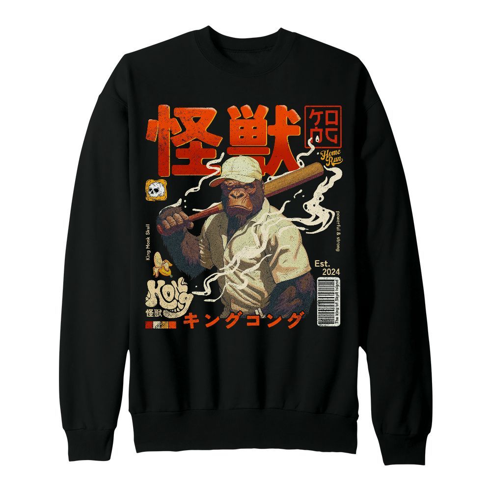 Amare Box King Of The Monster Shirt, Monkey King Baseball Sweatshirt, Big City Stomper Funny Shirt Unisex Gift Unisex Sweatshirt