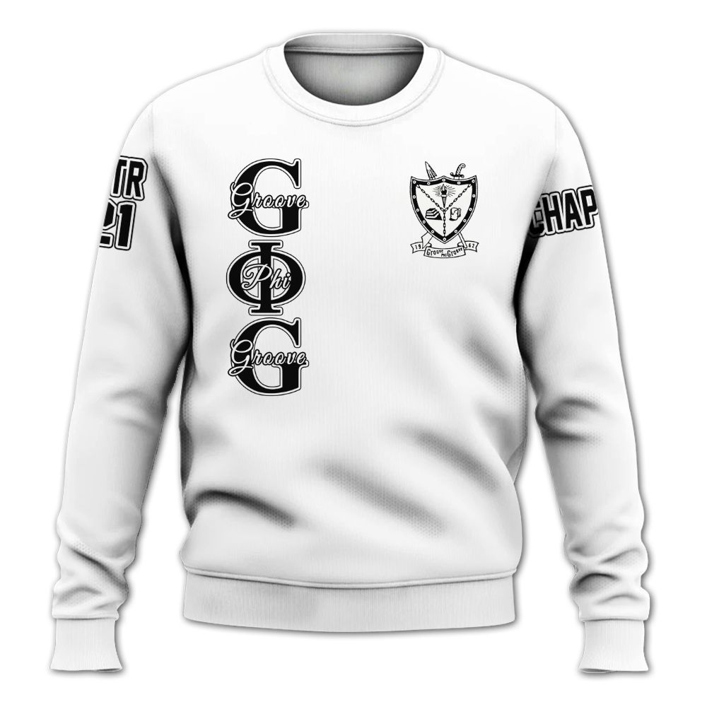 Ireishprint Groove Phi Groove Custom Chapter Shirt, Personalized White Shirt Groove Phi Groove  Sweatshirt