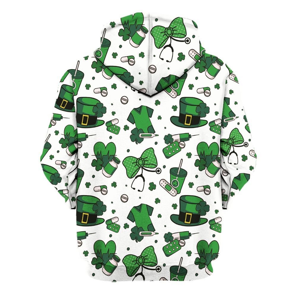 Amare Box Nurse Shirt, Nurse St Patrick's Day, Love Nurse, Nurse Stuff, Gift For Nurse, Gift For St Patrick's Day Unisex Hoodie