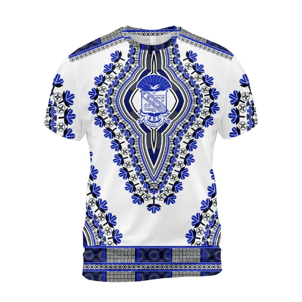 Ireishprint Phi Beta Sigma Shirt, African Dashiki Style Phi Beta Sigma Fraternity Shirt