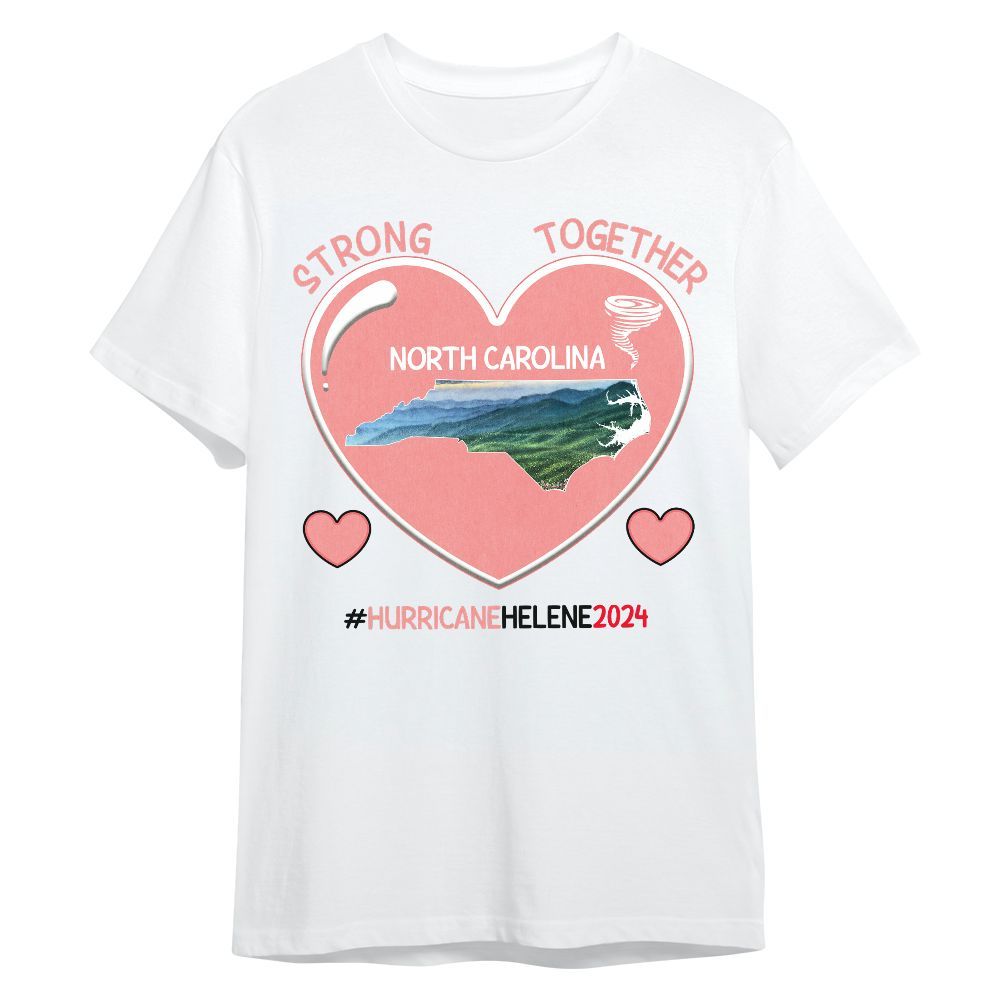 Amare Box Retro Storm Hurricane Helene 2024 Shirt, Strong Together Hurricane Relief Western Gift Unisex Shirt