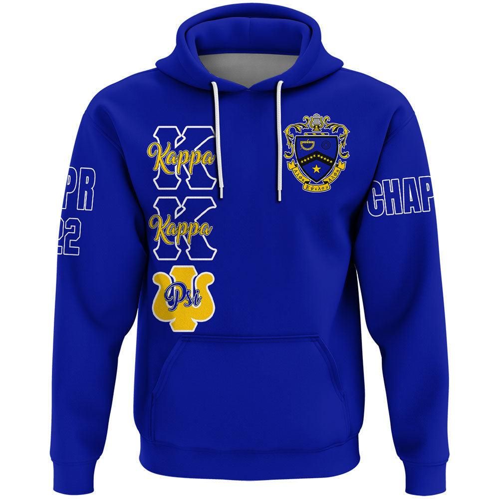 (Custom) Wonder Print Shop Clothing - Kappa Kappa Psi (Blue) Hoodie RLT8