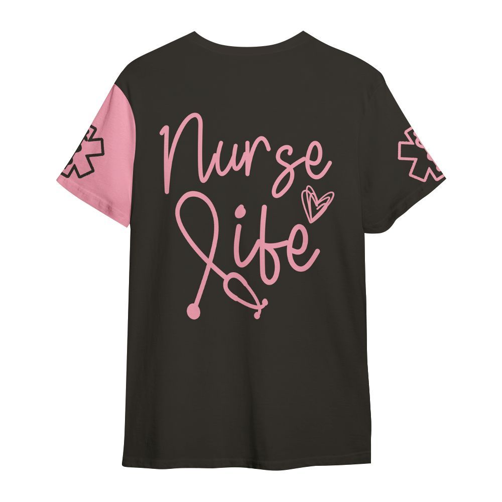 Amare Box Nurse Shirt, Nurse Life, Custom Name, Coffee Nurse, Nurse Stuff, Gift For Nurse All Over Print Unisex Shirt