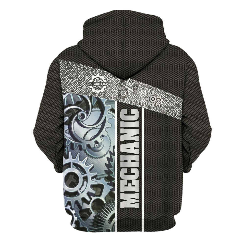 Amare Box Mechanic Shirt, Mechanical, Custom Name Shirt, Mechanic Clipart, Gift For Mechanician Unisex Hoodie