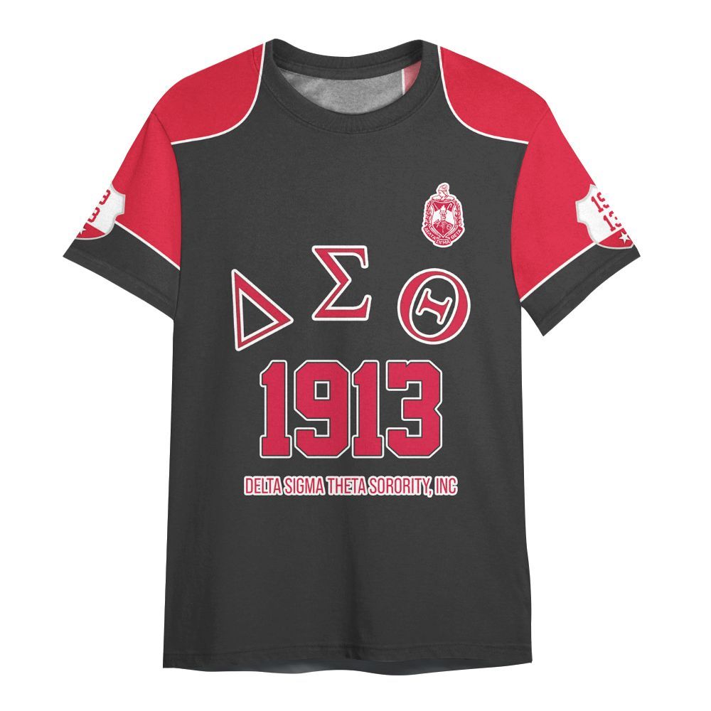 Ireishprint Delta Sigma Theta Shirt, Sisterhood Delta Sigma Theta Elephant Style Sorority All Over Print Shirt