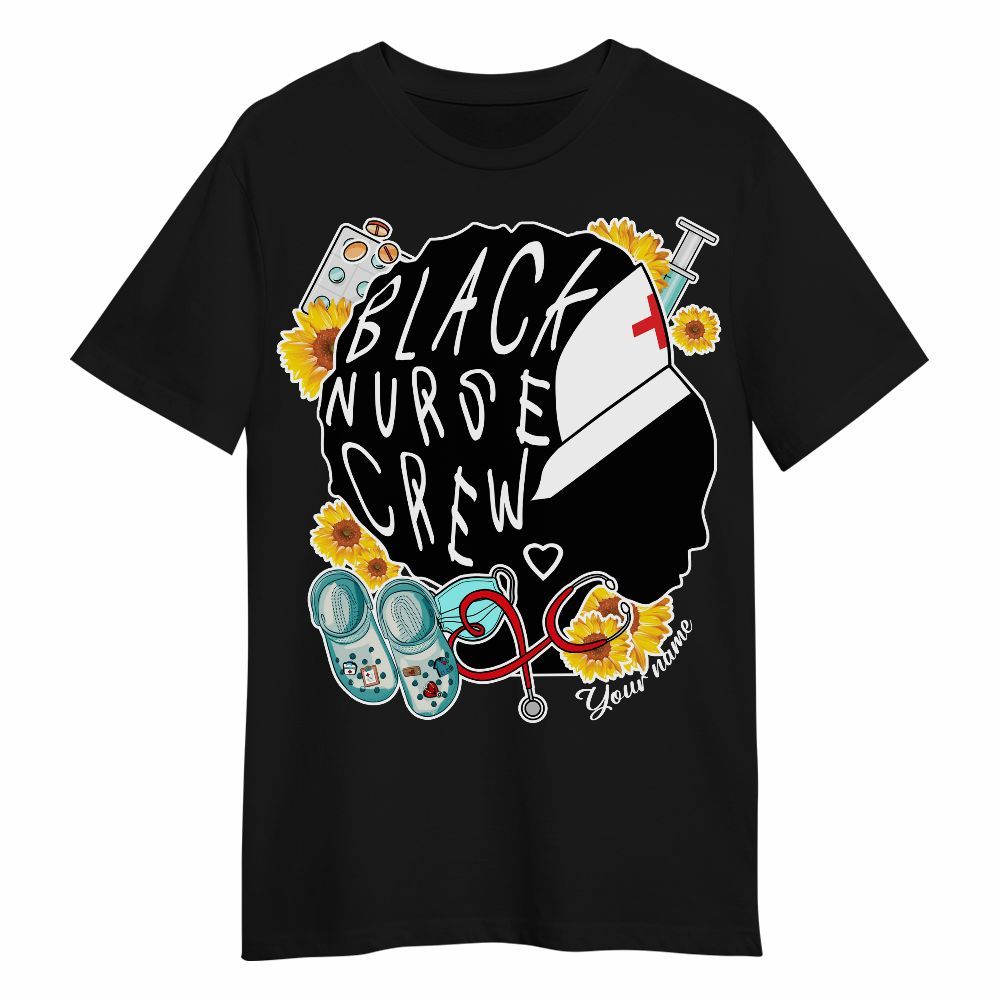 Amare Box Black Nurse Shirt, Black Nurse Crew, Custom Name Shirt, Nurse Clipart, Nurse Stuff, Gift For Black Nurse Unisex Shirt