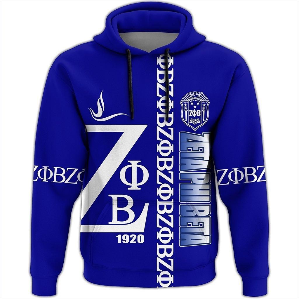 Blue Zeta Phi Beta Pullover Hoodie