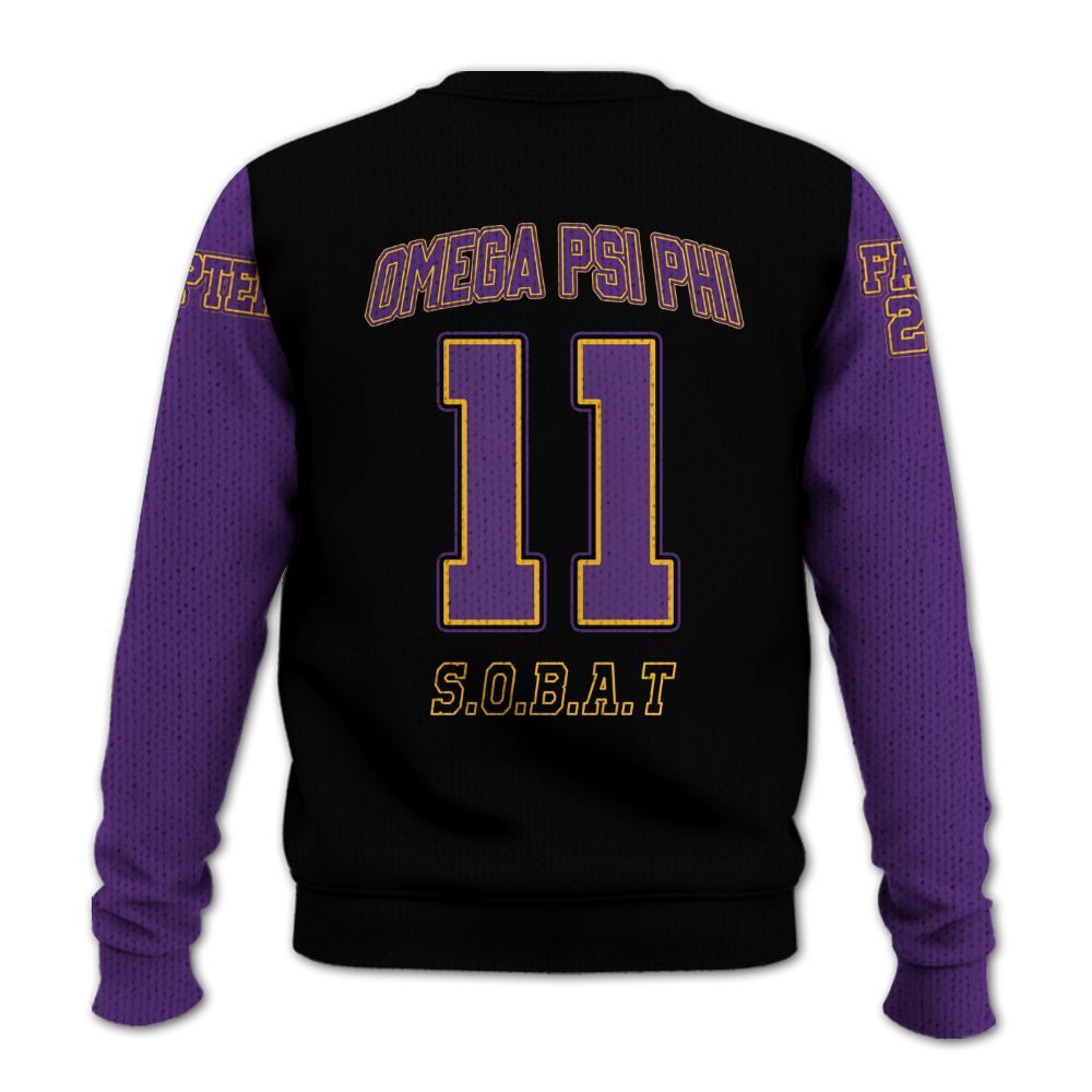 Ireishprint ΩΨΦ Custom Chapter Shirt, Personalized Black Shirt ΩΨΦ Fraternity Sweater