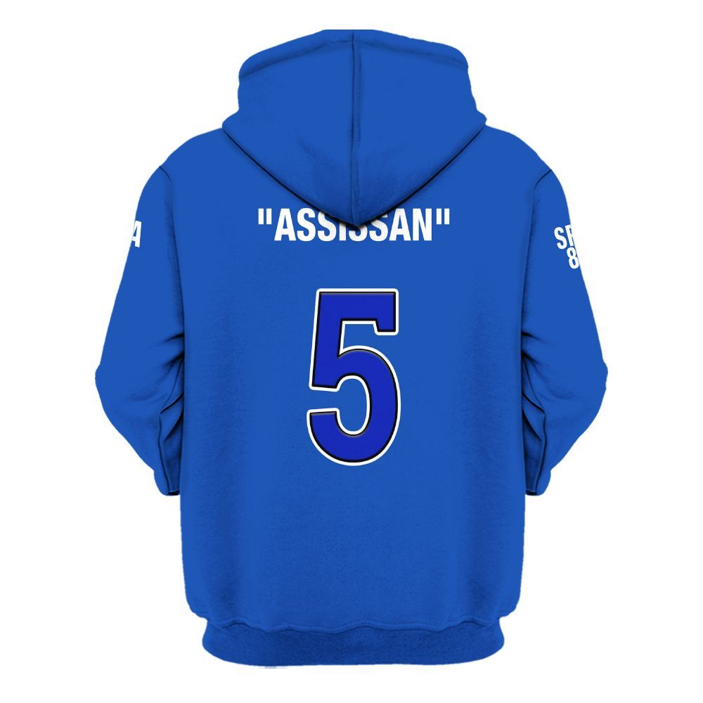 Ireishprint Phi Beta Sigma Custom Probate Line Shirt, Personalized Royal Blue Lettered Fraternity Hoodie