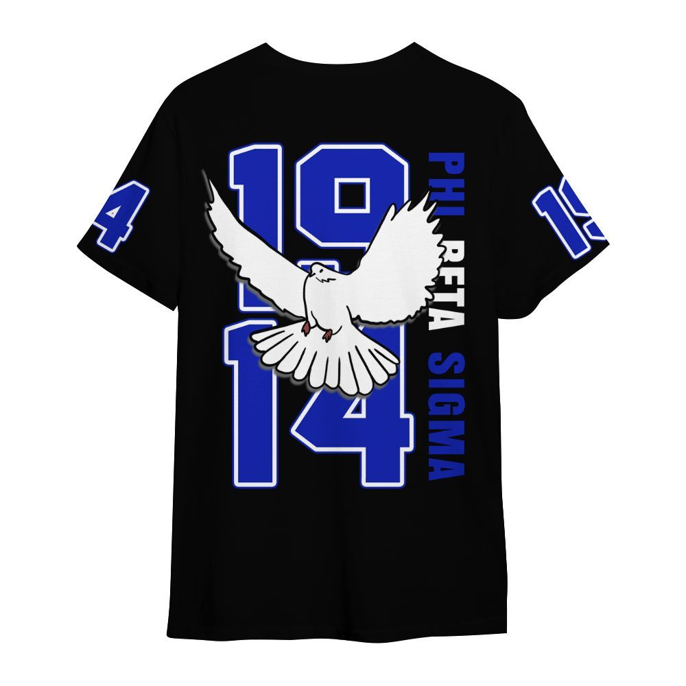 Ireishprint Phi Beta Sigma Shirt, Dove Black Royal Blue Shirt Phi Beta Sigma Fraternity Shirt