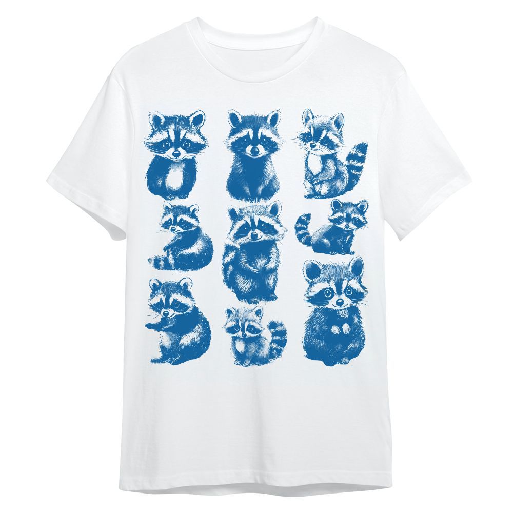 Amare Box Vintage 90s Tattoo Raccoon Shirt, Retro Raccoon Graphic Design Raccoon Lover Gift For Fan Unisex Shirt