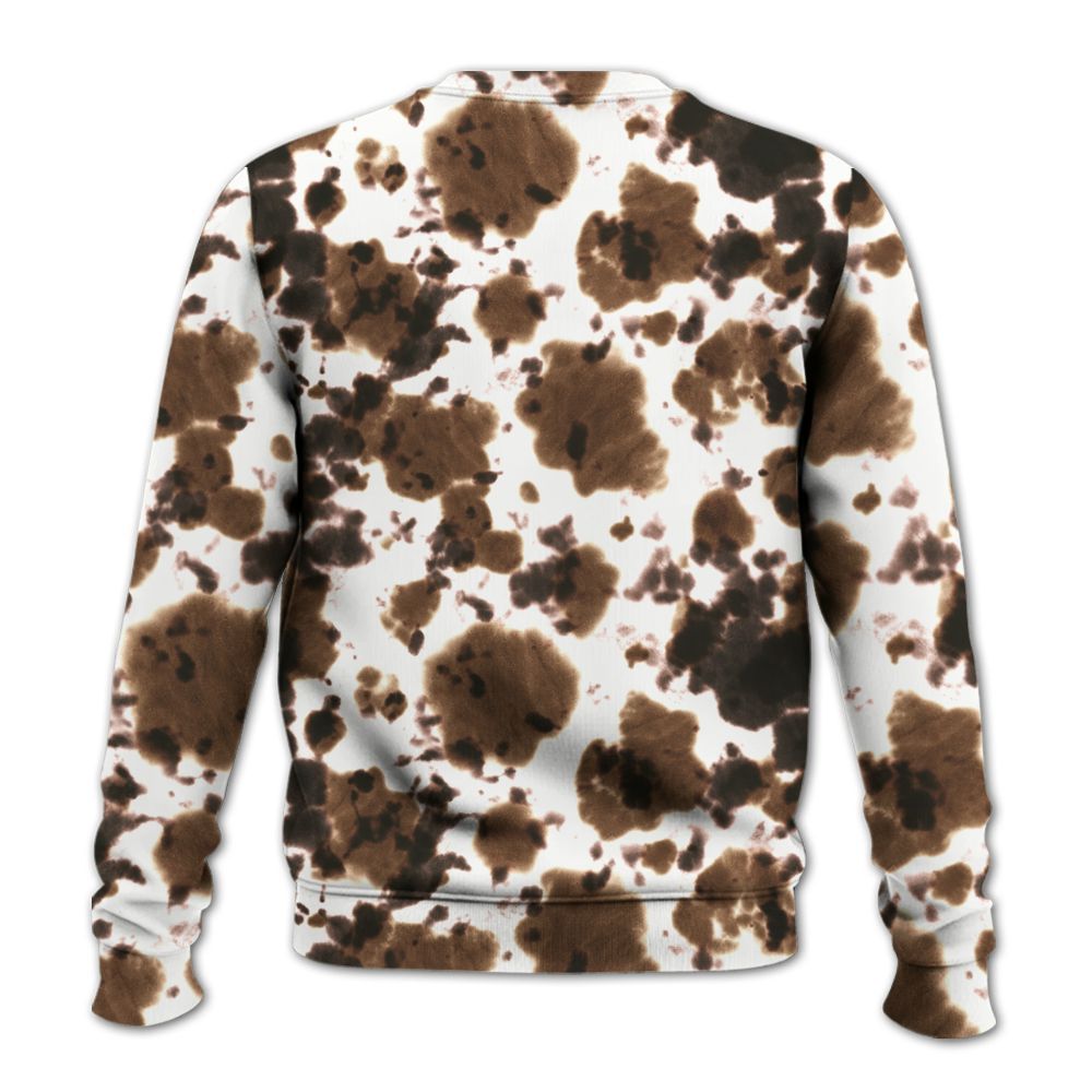 Amare Box Cow Farm Shirt, Dairy Cattle Pattern, Dairy Cow, Cow Pattern, Farm Cow, Cow Lover Shirt, Pattern Gift Shirt For Farmer Knitted Sweater