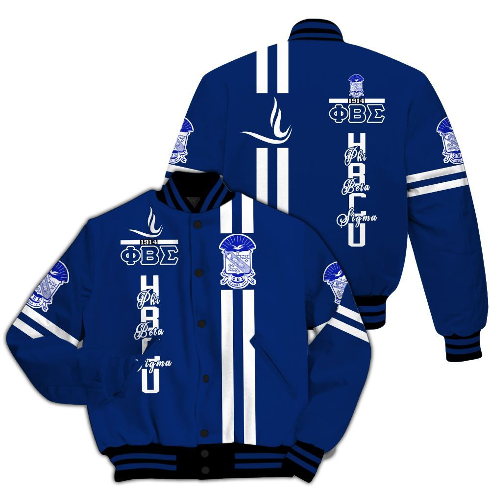Ireishprint Phi Beta Sigma Varsity Jacket, HBCU Varsity Jacket Phi Beta Sigma Fraternity Jacket