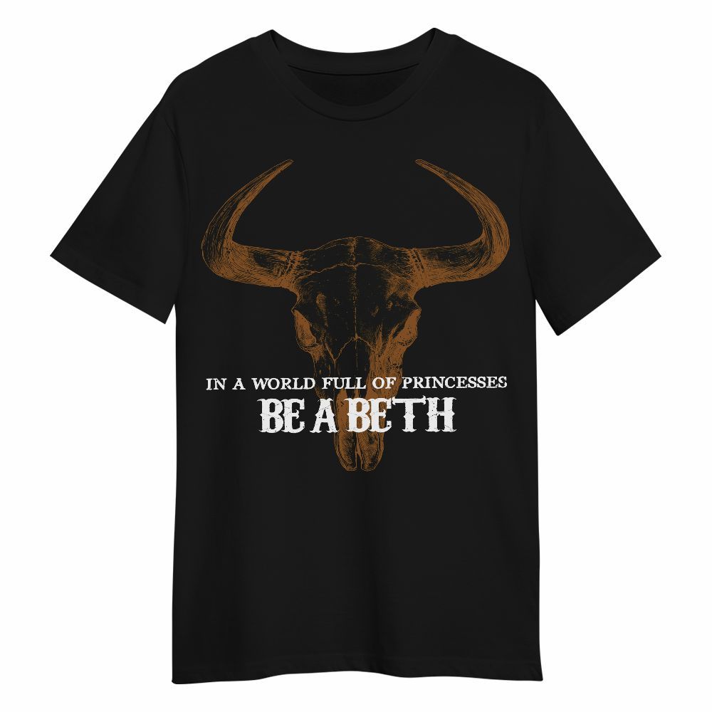 Amare Box Farm Shirt, Be A Beth, Western Life, Western Cow, Bull Skull, Cow Shirt, Farm Shirt, Cow Lover, Retro Gift Shirt For Farmer Unisex Shirt