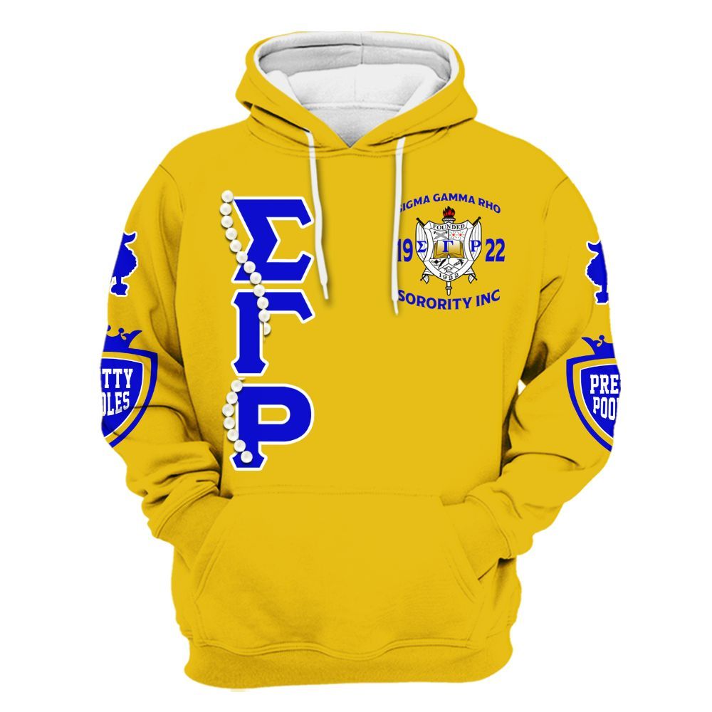 Ireishprint Sigma Gamma Rho Shirt, Pretty Poodles Shirt Sigma Gamma Rho Sorority Hoodie