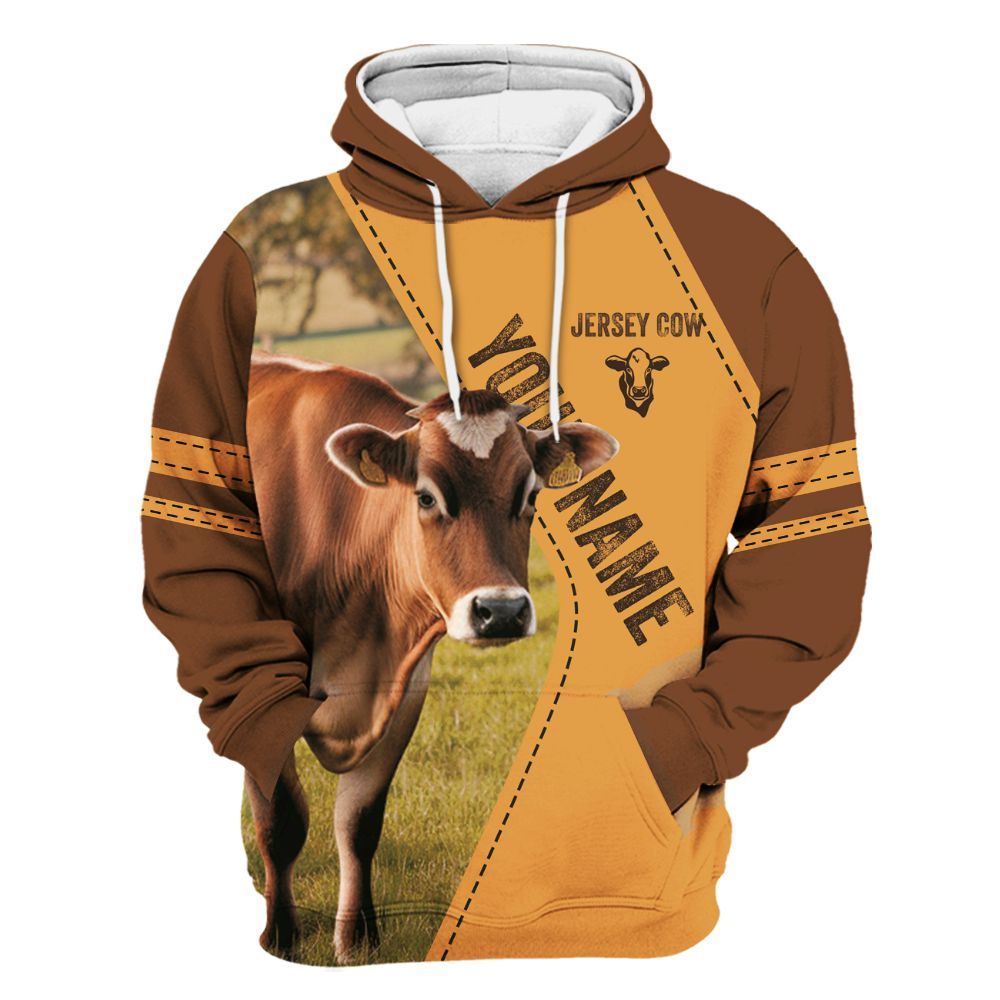Amare Box Cow Farm Shirt, Jersey Cow On Farm, Jersey Cow, Farm Cow, Cow Shirt, Farm Shirt, Cow Lover, Custom Name Gift Shirt For Farmer Unisex Hoodie