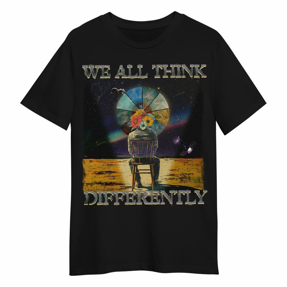 Amare Box We All Think Differently Autism Awareness Shirt, Neurodiversity SPED Team Language Therapist Unisex Shirt