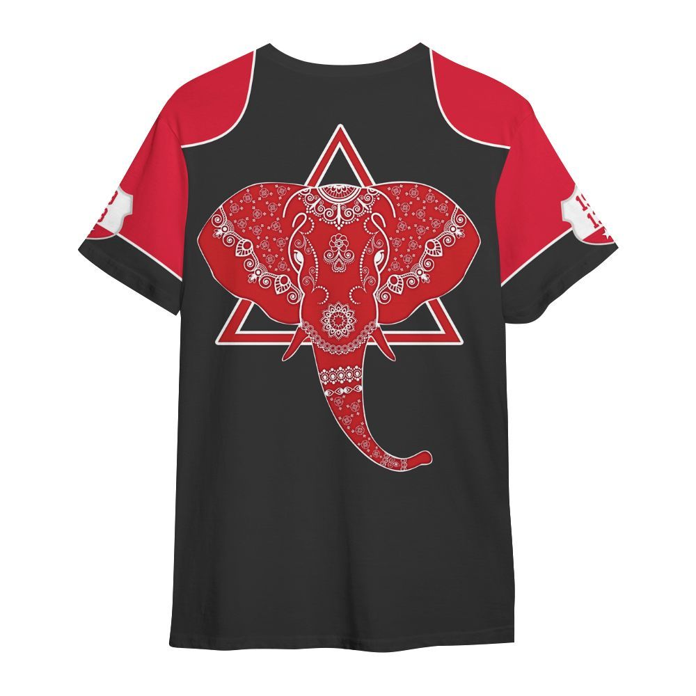 Ireishprint Delta Sigma Theta Shirt, Sisterhood Delta Sigma Theta Elephant Style Sorority All Over Print Shirt