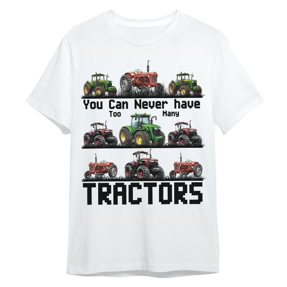 Amare Box Farm Tractor Shirt, You Can Never Have Too Many Tractors, Love Tractor, Vintage Tractor, Gift For Loves Farmer Unisex Shirt