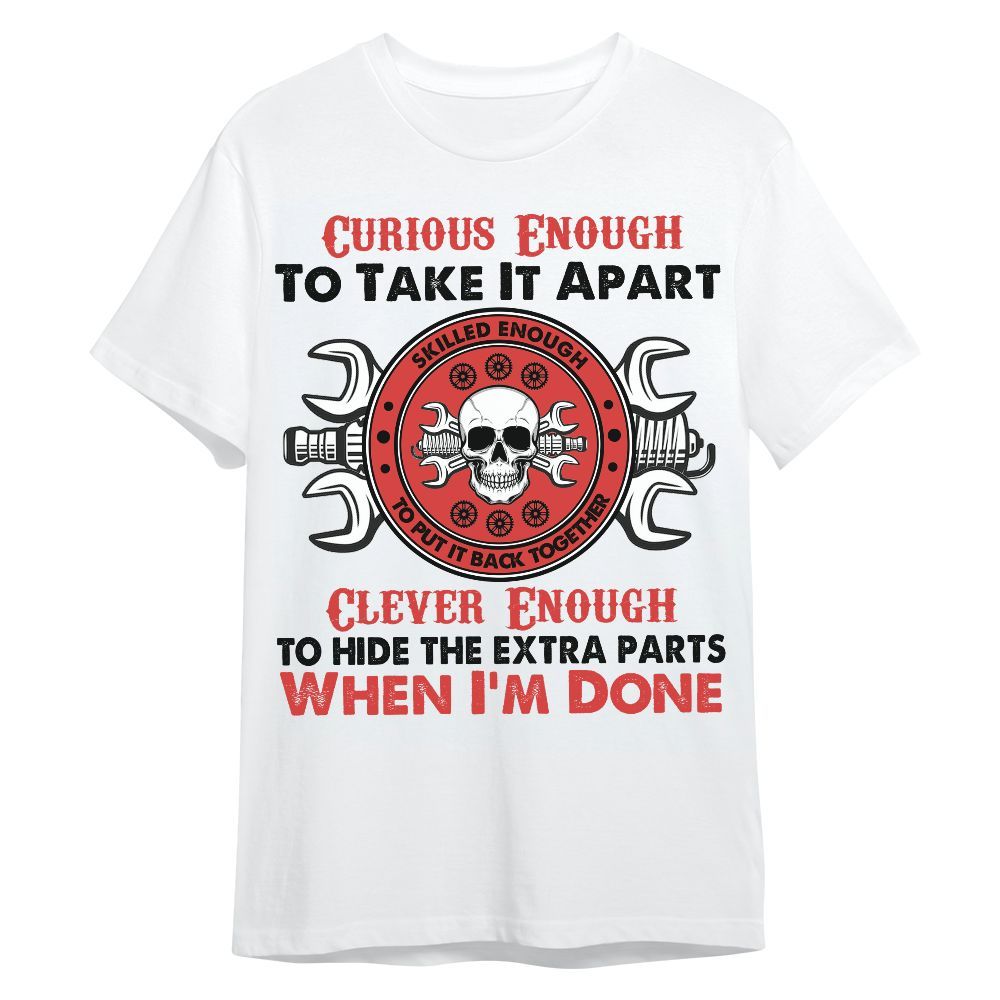 Amare Box Mechanic Shirt, Curious Enough To Take It Apart, Mechanic Lover, Funny Mechanic, Gift For Mechanician Unisex Shirt