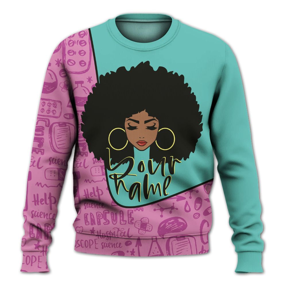 Amare Box Nurse Shirt, CNA Are The Heartbeat, Custom Name Shirt, Black Nurse, CNA Stuff, CNA Clipart, Gift For CNA Knitted Sweater