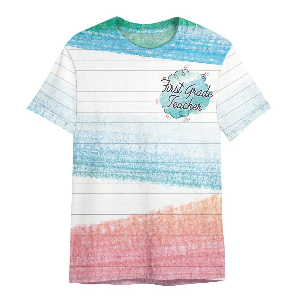 Amare Box Personaized Teacher Name Shirt, Welcome Back To School Student Behind Me, Teacher Life All Over Print Unisex Shirt