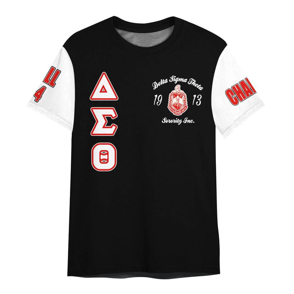 Ireishprint Delta Sigma Theta Custom Chapter Shirt, Delta Sigma Theta Sisterhood Sorority All Over Print Shirt