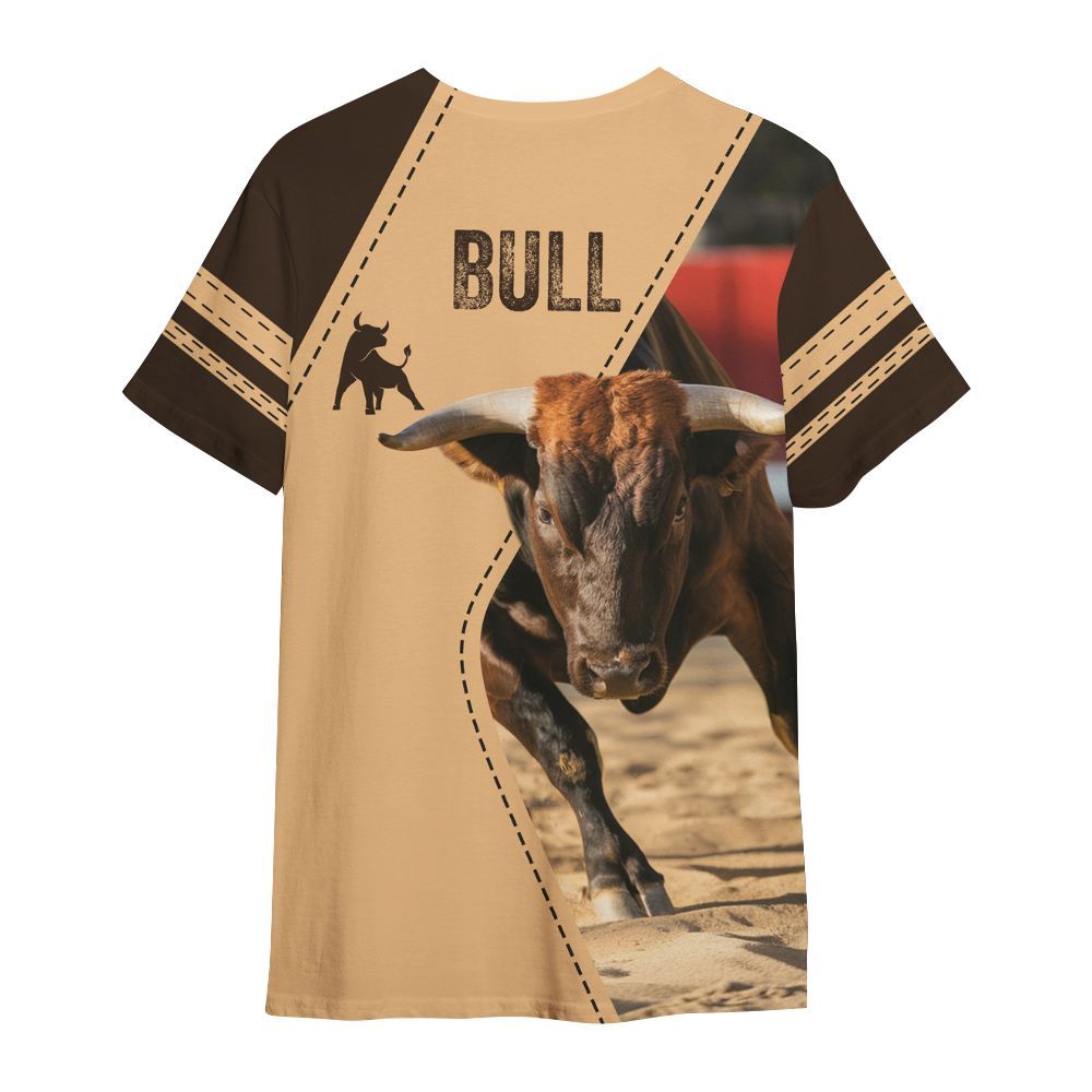 Amare Box Cow Farm Shirt, Muscular Bull, Bull Cattle, Cow Life, Cow Shirt, Farm Shirt, Cow Lover, Custom Name Gift Shirt For Farmer All Over Print Unisex Shirt