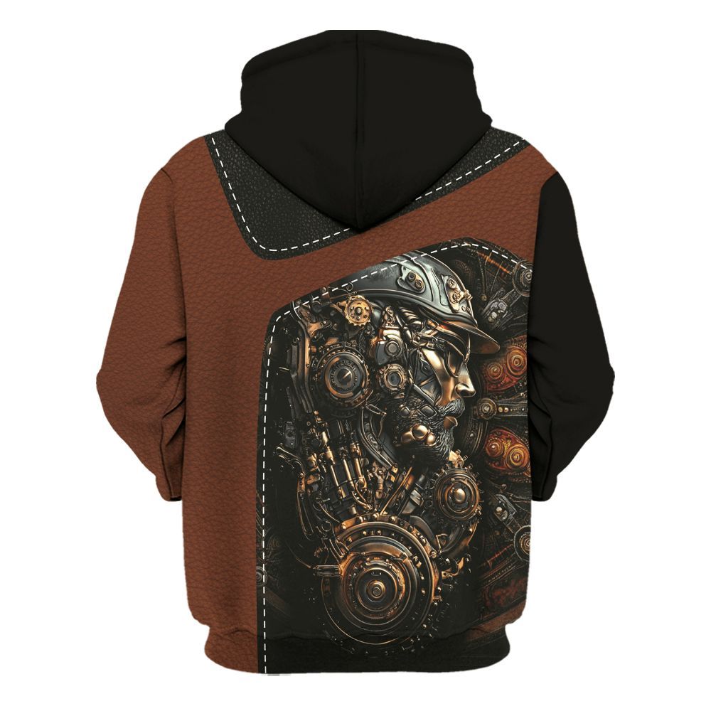 Amare Box Personalized Name Mechanic Metal Man All Over Printed Shirt Gift Unisex Hoodie