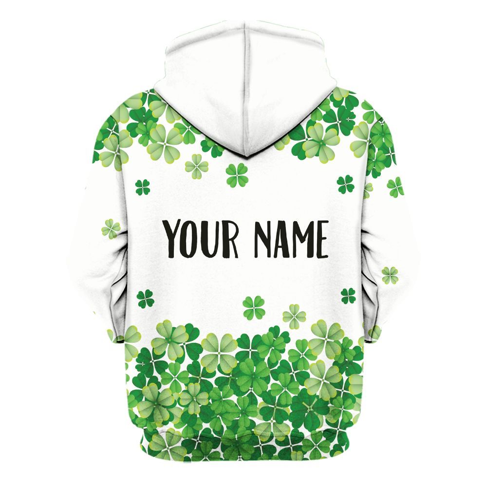 Amare Box Farm Tractor Shirt, St Patrick's Day Tractor, Custom Name, Tractor Clipart, Gift For Farm Lover Unisex Hoodie