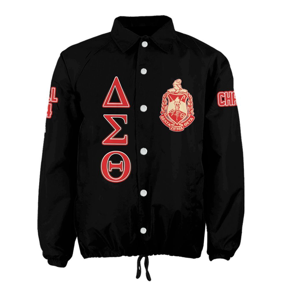 Ireishprint Delta Sigma Theta Custom Line Crossing Jacket, Detas Crew Delta Sigma Theta Jacket Sorority Crossing Jacket
