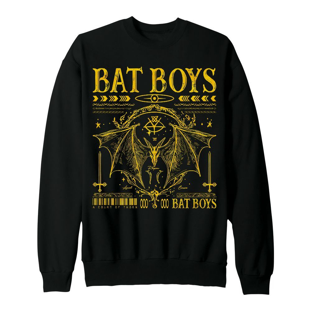 Amare Box Retro Bat Boys Y2K Shirt, Vintage 90s Style Bat Boys Gothic Grunge 2000s A Court Unisex Sweatshirt