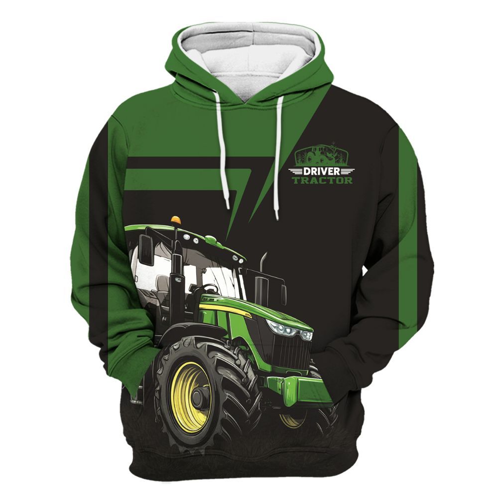 Amare Box Farm Tractor Shirt, Driver Tractor, Custom Name, Love Tractor, Vintage Tractor, Gift For Farm Lover Unisex Hoodie