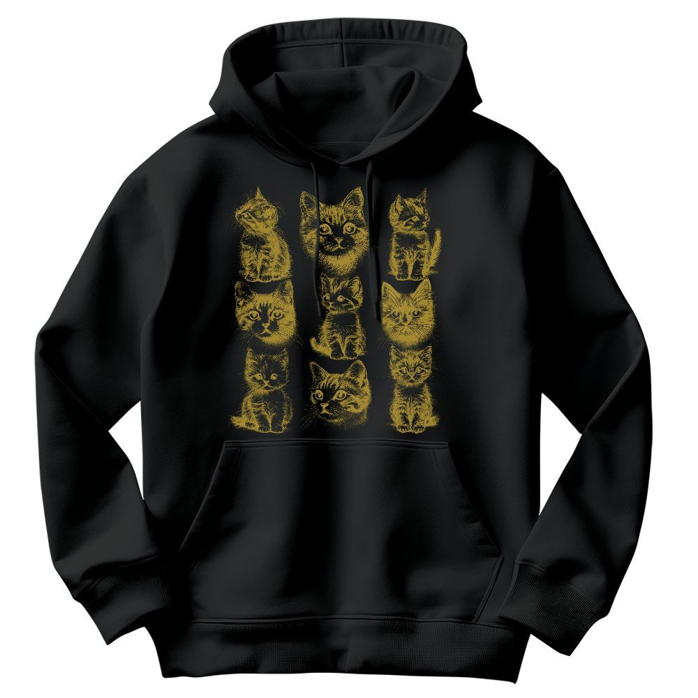 Amare Box Vintage 90s Tattoo Insect Graphic Shirt, Retro Cat Inspired Graphic Gift For Fan Unisex Hoodie