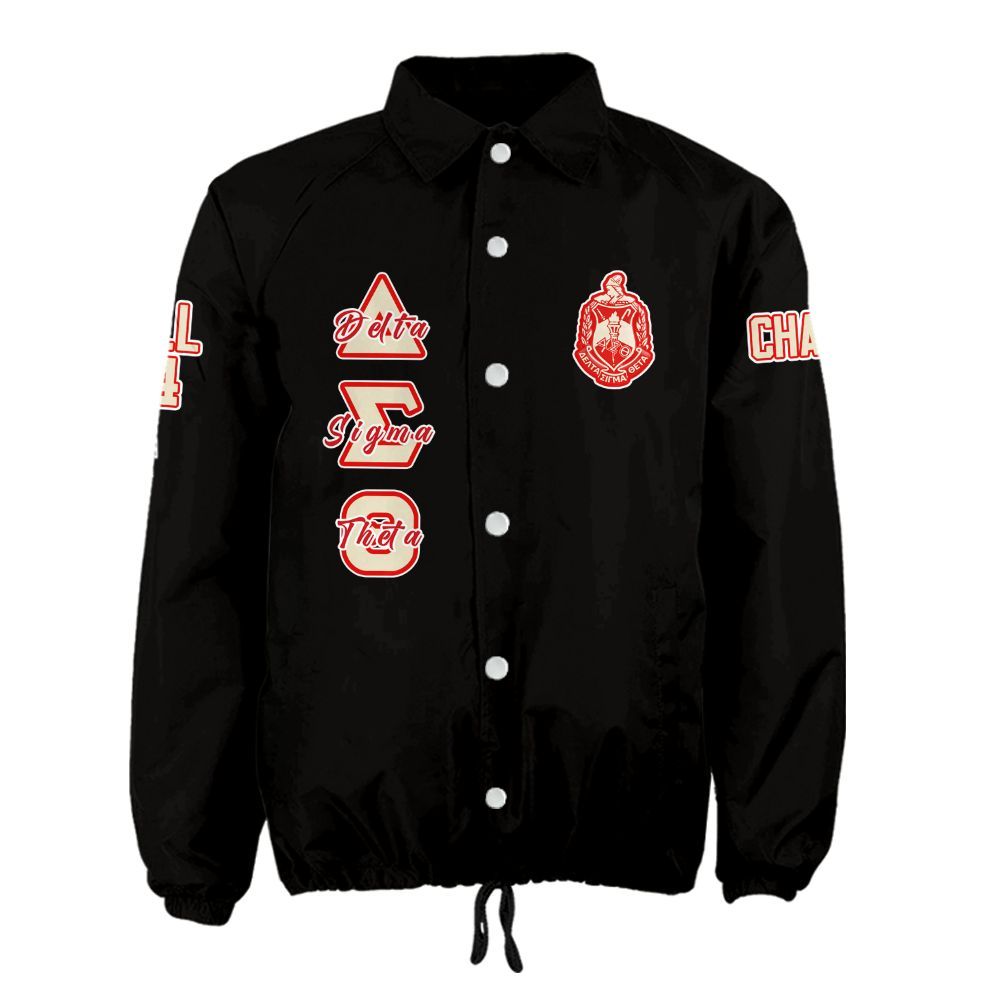 Ireishprint Delta Sigma Theta Custom Line Crossing Jacket, Delta Sigma Theta Sisterhood Black Jacket 1913 Sorority Crossing Jacket