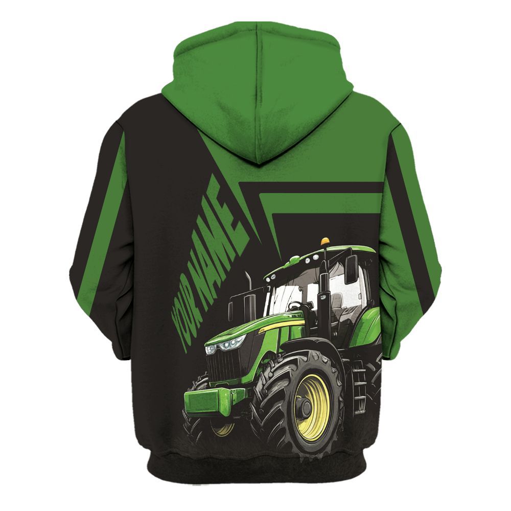 Amare Box Farm Tractor Shirt, Driver Tractor, Custom Name, Love Tractor, Vintage Tractor, Gift For Farm Lover Unisex Hoodie