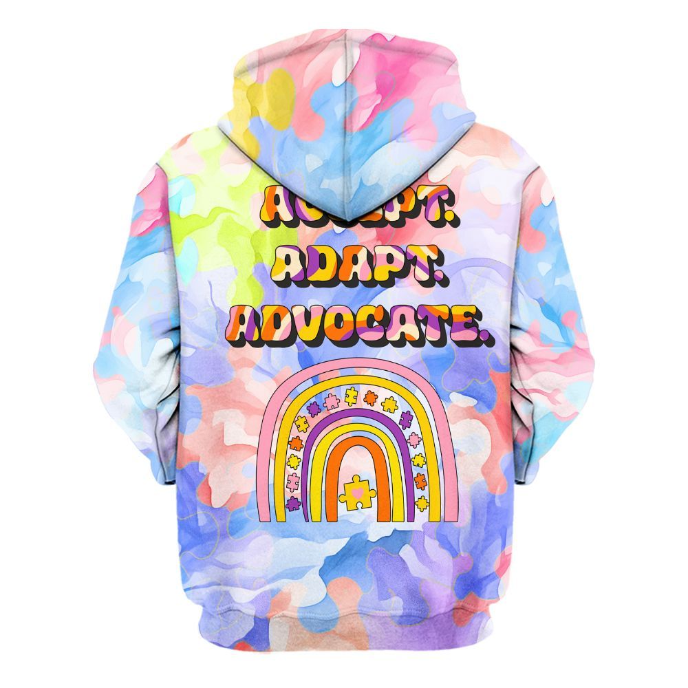 Amare Box It's Ok To Be Different Autism Awareness Shirt, Mental Heath Special Education Unisex Hoodie