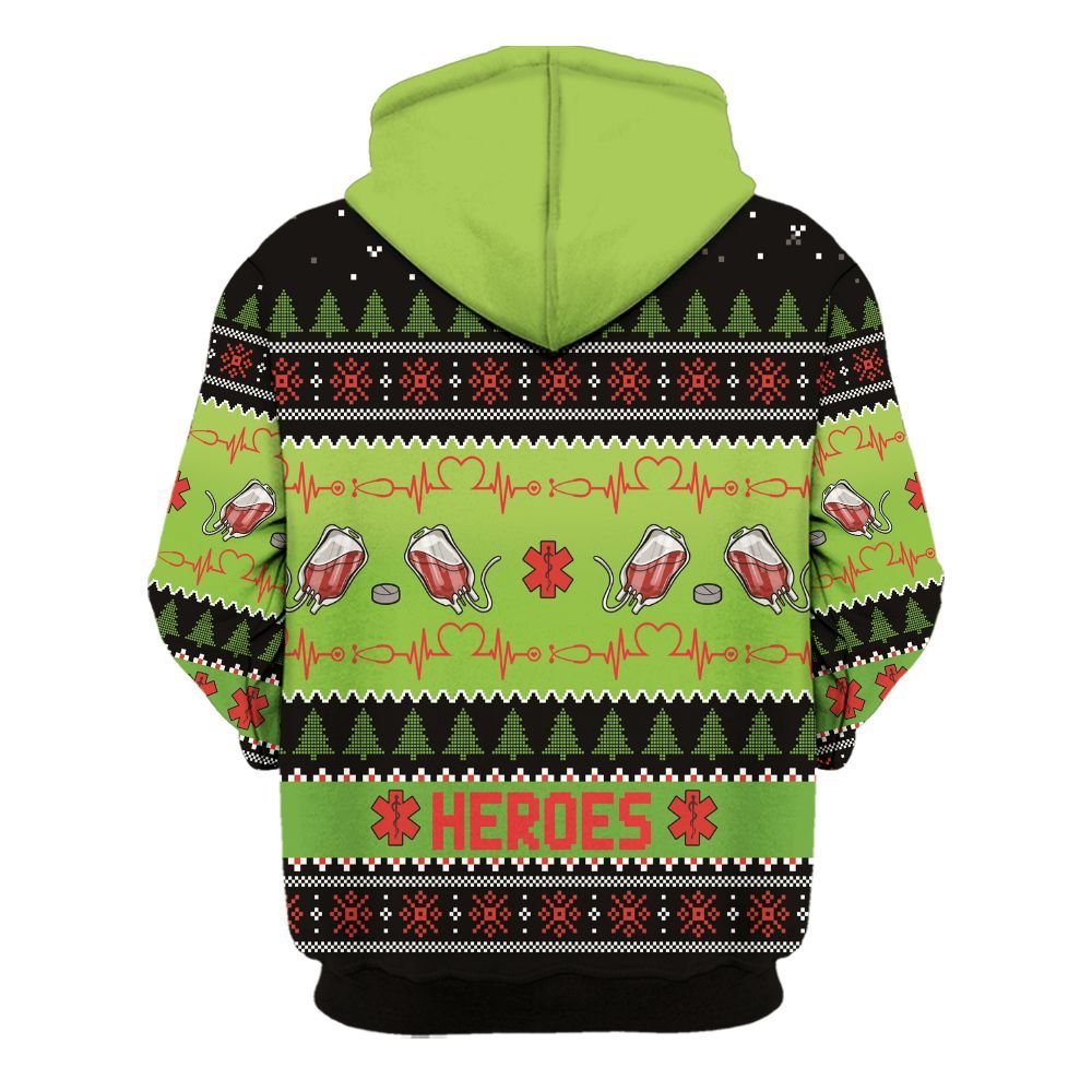 Amare Box Not All Heroes, Nurse Life, Nurse Party Xmas, Nurse For Gift Unisex Hoodie