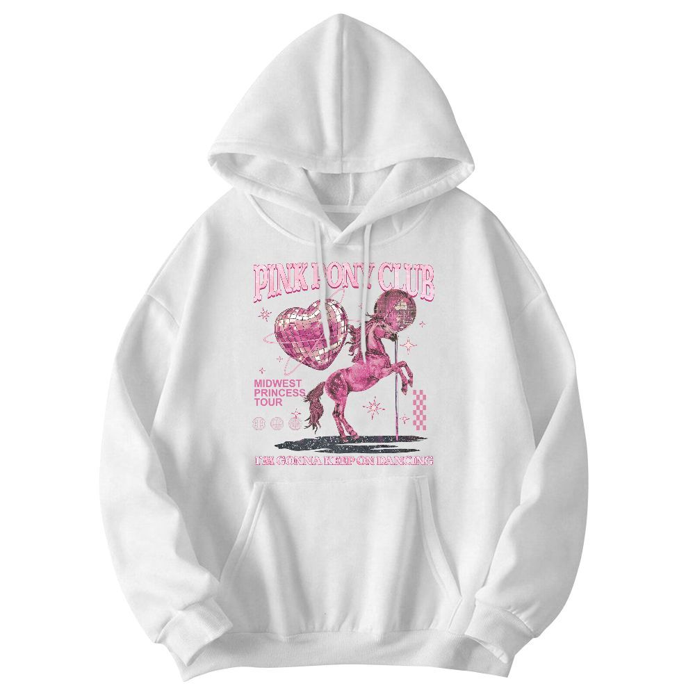 Amare Box Pink Pony Club Shirt, Midwest Princess 2024, Vintage 90s Sapphic Lesbian WLW Pride Gift Unisex Hoodie