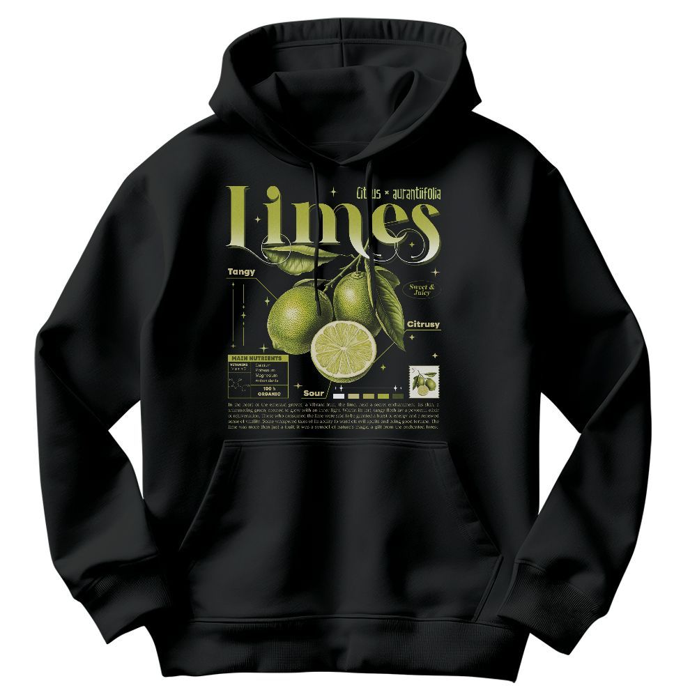 Amare Box Retro Limes Shirt, Y2K Vintage Nostalgic 2000s Trendy Sweet Fruits Natural Lover Unisex Hoodie